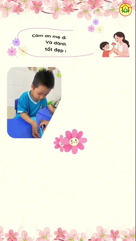 Bé gửi lời yêu thương đến mẹ 20/10 tại Hoa Nắng Nhà Bè