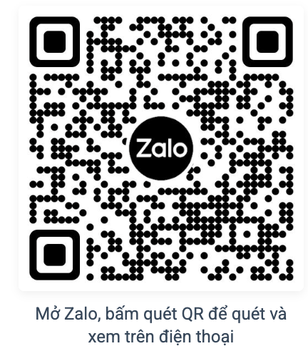 Mã QR Zalo liên hệ cô Nga, Lớp Mẫu Giáo Hoa Nắng